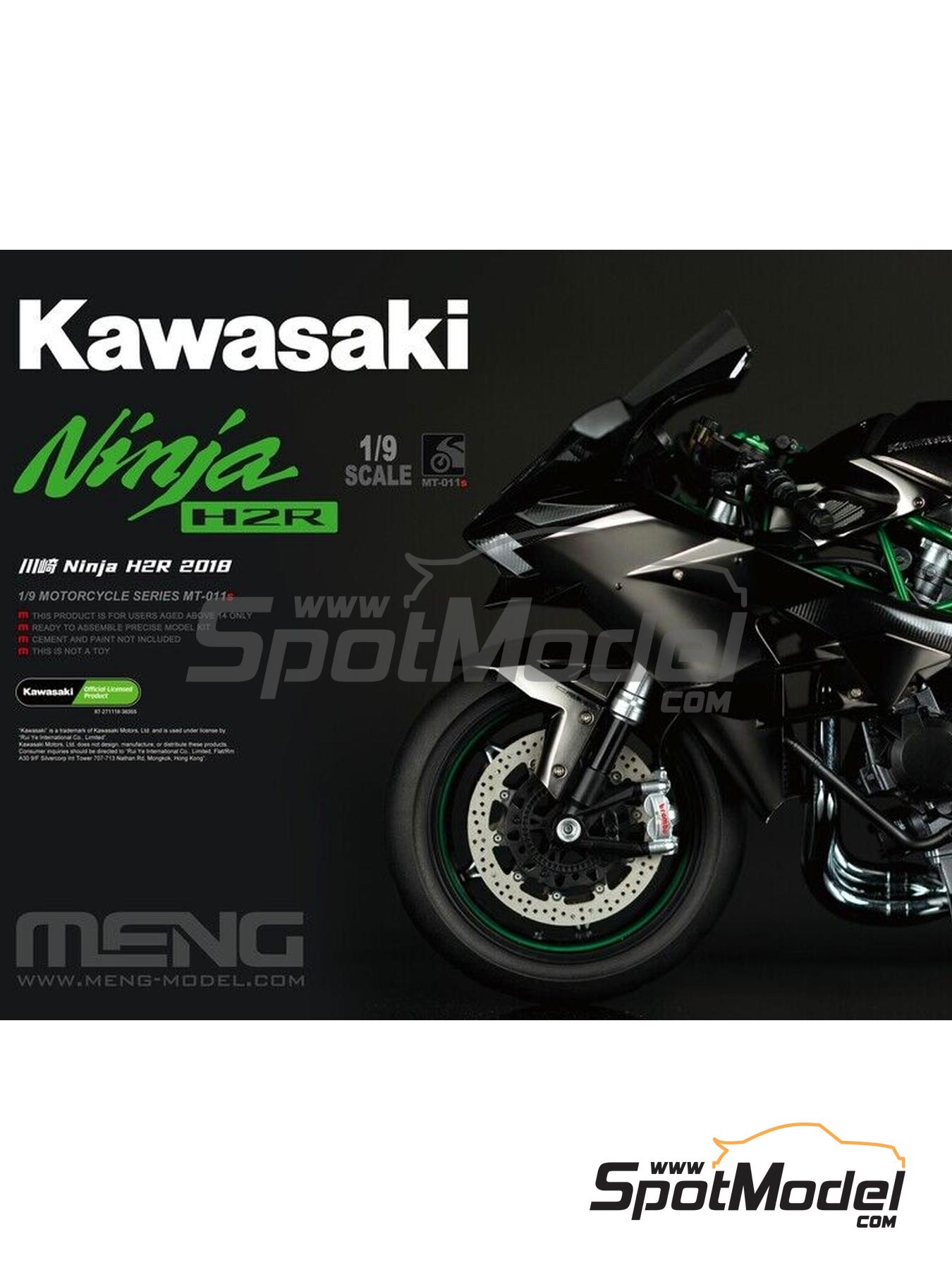 ☆natsu.m.d.21☆ Meng Model MT-011s: Motorbike scale model kit 1/9 scale - Kawasaki
